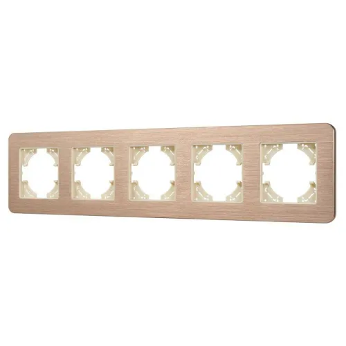 Рамка 5-м FRM-AKIRY-AL-5-GD алюм. Arlight 049736