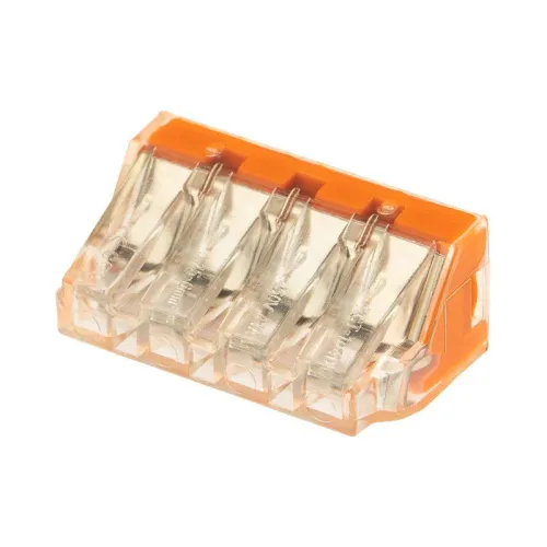 Экспресс-Клемма СМК 773-174 с пастой 4-проводная 0.75-6кв.мм (уп.50шт) Rexant 07-5279 фото 2