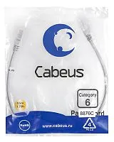 Патч-корд U/UTP кат.6 PC-UTP-RJ45-Cat.6-0.5m-LSZH 2xRJ45/8p8c неэкранир. LSZH 0.5м сер. Cabeus 8876c