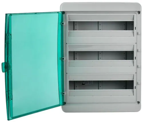 Корпус КМПн-54 TEKFOR IP65 зел. прозр. дверь пластик. IEK TF5-KP72-N-54-65-K03-K06 фото 3