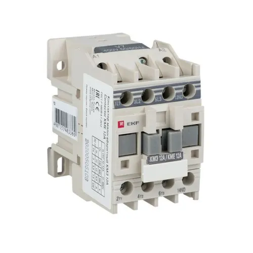 Контактор КМЭ-1 12А кат. 230В AC 1НО EKF ctr-s-12-220 фото 7