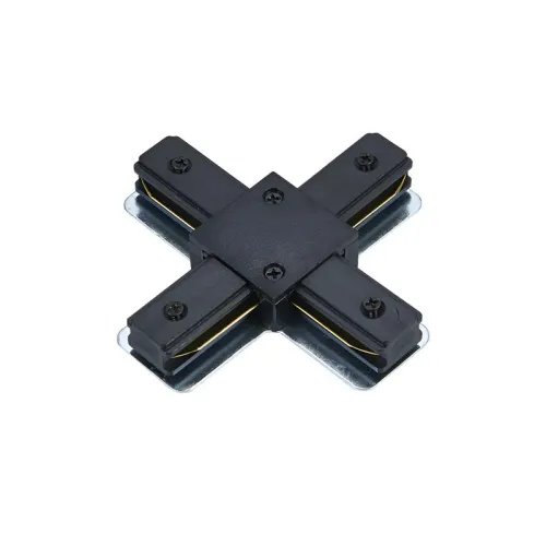 Коннектор X-образный XRB-BL для шинопровода RB черн. IN HOME 4690612060668