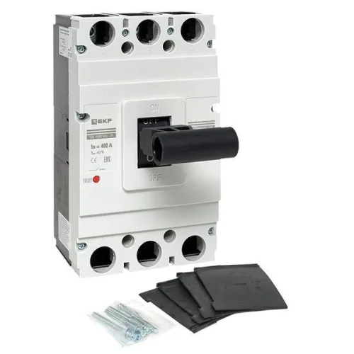 Выключатель автоматический 3п 400/400А 42кА ВА-99М PROxima EKF mccb99-400-400m фото 3