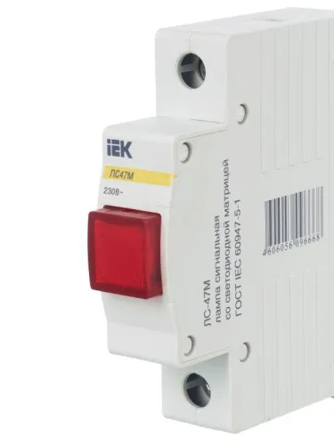 Лампа сигнальная ЛС-47М красн. KARAT IEK MLS20-230-K04 фото 9