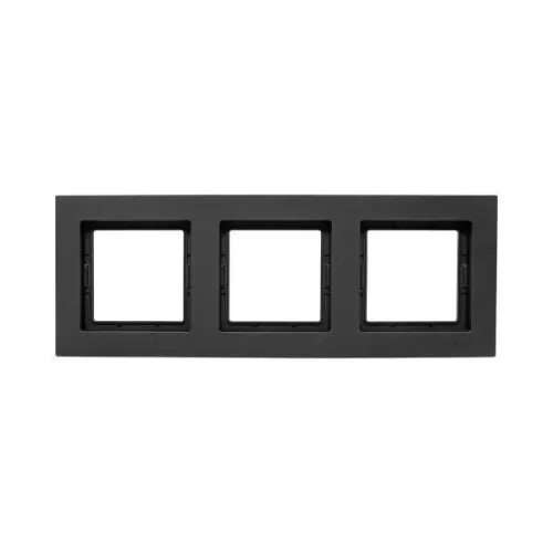 Рамка 3-м Эпика IP44 пластик черн. EKF UP1-FPB-03-44 фото 5