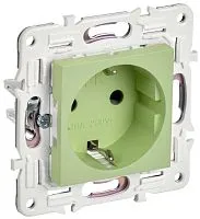 Розетка SKANDY 16А с заземл. без защ. шторок SK-R05G мятный IEK SK-R11-16-K06