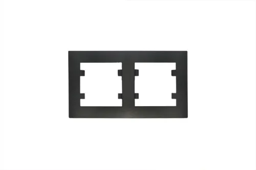 Рамка 2-м Karea RIZZ STAR чер. Makel 88054702