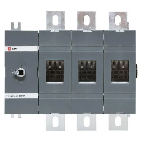 Рубильник 3п 1600А без рукоятки управления TwinBlock PROxima EKF tb-s-1600-3p фото 3