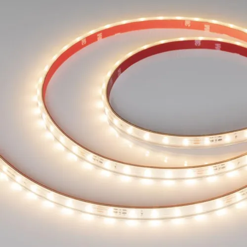 Лента светодиодная IC-PS-A60-10mm 24V Warm 3000К 4.8Вт/м IP67 2835 стабилизированная герметичная (уп.10м) Arlight 050656