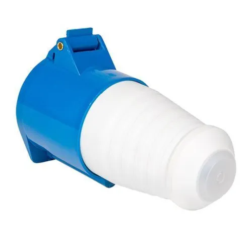 Розетка кабельная 32А 220В 2P+E IP44 (223) EKF ps-223-32-220 фото 3