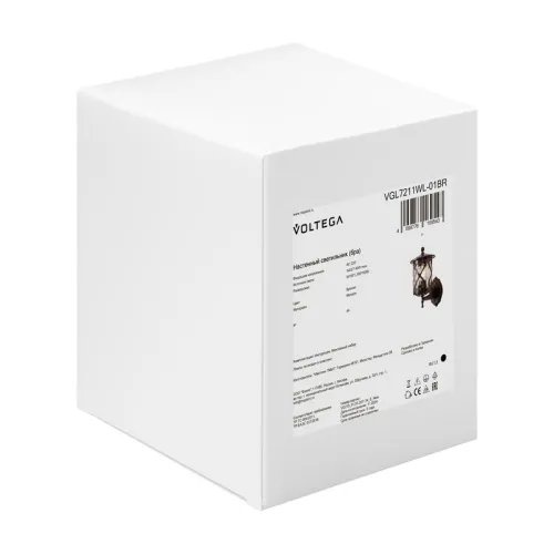 Светильник Mifi 1х40Вт E27 IP44 бра настен. Voltega VGL7211WL-01BR фото 8