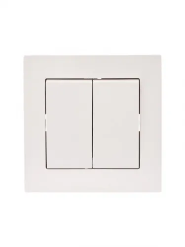 Выключатель 2-кл. СП Vesna механизм крем. LEZARD 742-0388-101 фото 5