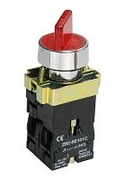 Переключатель LAY5-BK2465 на 2 полож. 1НО+1НЗ красн. KARAT IEK BSW90-BK-2-K04