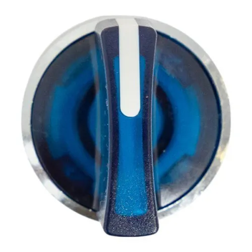 Механизм переключателя исполнительный ХB4 син. на 3 положения возвратный без фиксации с подсветкой с короткой ручкой IP65 EKF XB4BD3L-B-65 фото 3