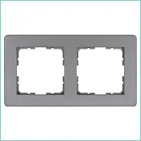 Рамка 2-м G-Flex алюм. Jasmart G1102S