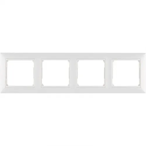 Рамка 4-м Valena горизонт. бел. Leg 774454