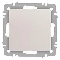 Переключатель 1-кл. СП Accent 6-103-06 10А IP20 250В AL/CU перламутр. Intro Б0063432