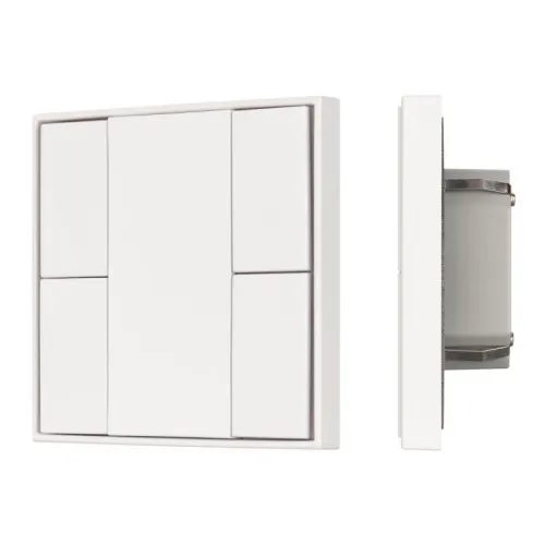 Панель кнопочная KNX-301-22-4-SH-IN White (BUS Frame) (IP20 пластик) INTELLIGENT ARLIGHT 037722