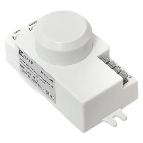 Датчик движения микроволновый MW-700 1200Вт 360град. до 10м IP20 бел. PROxima EKF dd-mw-700 фото 7
