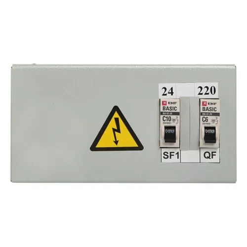 Ящик с понижающим трансформатором ЯТП 0.25 220/24В (2 авт. выкл.) Basic EKF yatp0.25-220/24v-2a фото 3