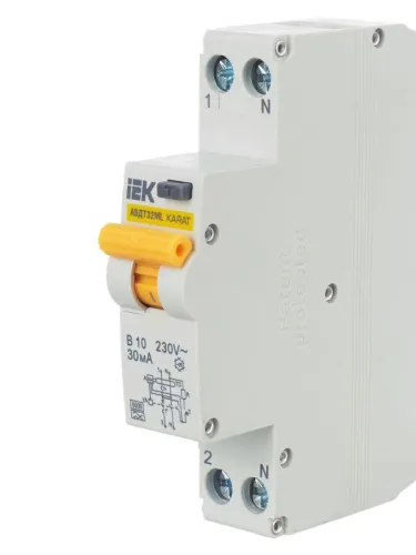 Выключатель автоматический дифференциального тока B 10А 30мА тип A АВДТ32ML KARAT IEK MVD12-1-010-B-030-A фото 11