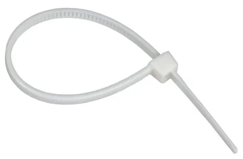 Хомут 2.5х100мм P6.6 самозатухающий бел. (уп.100шт) IEK UHH90-D025-100-100-K01 фото 2