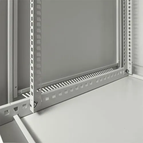 Шкаф настенный 19дюйм TERACOM PRO 15U 600600мм дверь стеклянная с замком-ручкой сер. EKF TRP-WLL-1566-40G фото 2