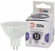 Лампа светодиодная LED MR16-12W-860-GU5.3 MR16 12Вт софит GU5.3 холод. бел. ЭРА Б0049075