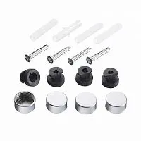 Зеркалодержатель d17мм без сверления хром матов. (уп.4шт) Tech-Krep/Zitar 112588