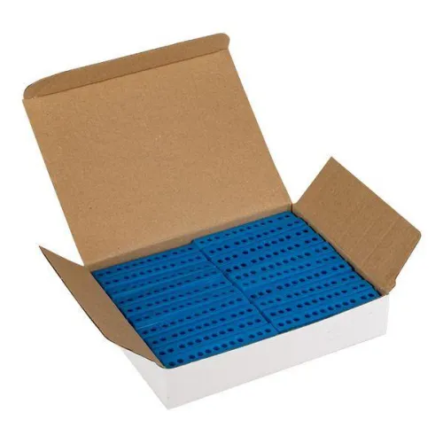 Шина нулевая N 6х9 12 отверстий синий изолированный корпус на DIN-рейку латунь PROxima EKF sn0-63-12-ib фото 3