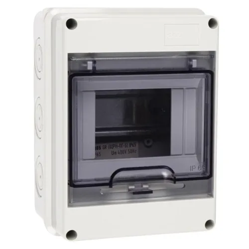 Бокс модульный накладной PDB/W 4005 GR (ЩРН-ПГ- 5) IP65 пластик. Pro JazzWay 5072053