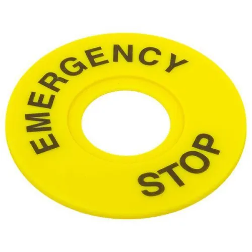 Табличка для кнопок 22мм "EMERGENCY STOP" EKF scep-es фото 3