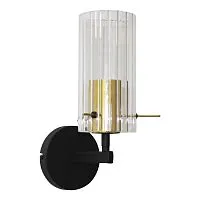 Светильник "Эсми" 511 (плафон 0015) НББ 01-60-180 Е27 (ИМ) настенный черн. зол. Элетех 1005405251