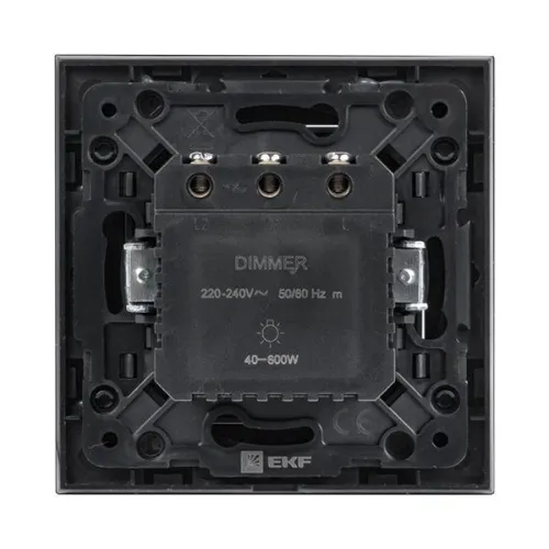 Механизм светорегулятора Стокгольм 600Вт 220В черн. PROxima EKF EZD06-101-10 фото 10