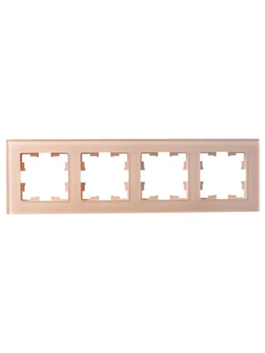 Рамка 4-м BRITE РУ-4-2-БрП стекло перс. матов. IEK BR-M42-G-31-K96 фото 3