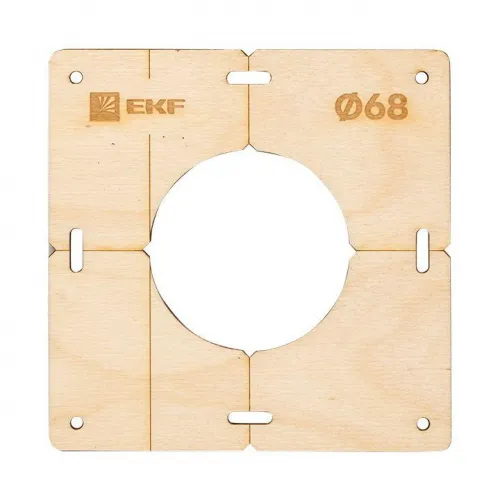 Комплект шаблонов для подрозетников d68мм Expert EKF sh-d68-k фото 5