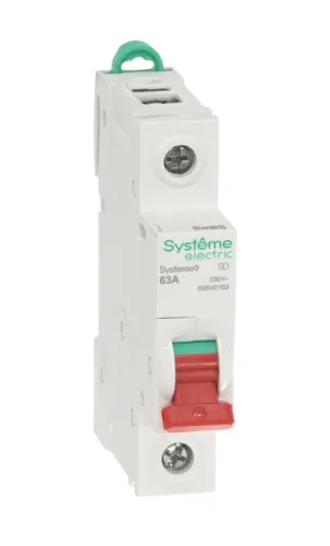 Выключатель нагрузки 1п 63А Systeme9 230В SE S9S40163 фото 5