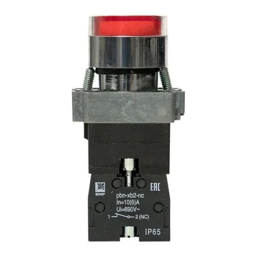 Кнопка BA42 с подсветкой 230В красн. NC IP65 PROxima EKF xb2-bw42-230-65 фото 4