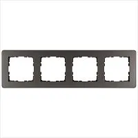 Рамка 4-м G-Flex мокко Jasmart G1104Z