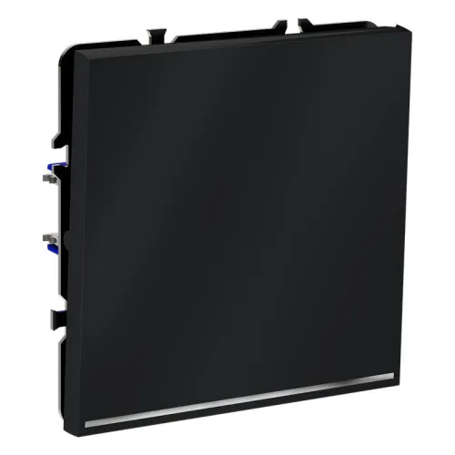 Переключатель проходной 1-кл. СП S70 10А с подсветкой механизм графит Voltum VLS010407 фото 3