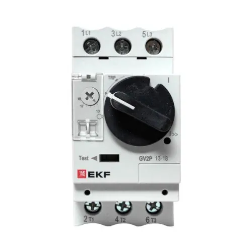 Выключатель автоматический для защиты двигателя GV2P 13-18А EKF gv2pm-18 фото 9