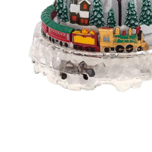 Фигура светодиодная "Новогодний поезд с мелодией" 30.5см RGB на подставке Neon-Night 513-025 фото 7