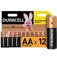 Элемент питания алкалиновый AA/LR6/MN 1500 Basic BP-12 (блист.12шт) Duracell C0037388