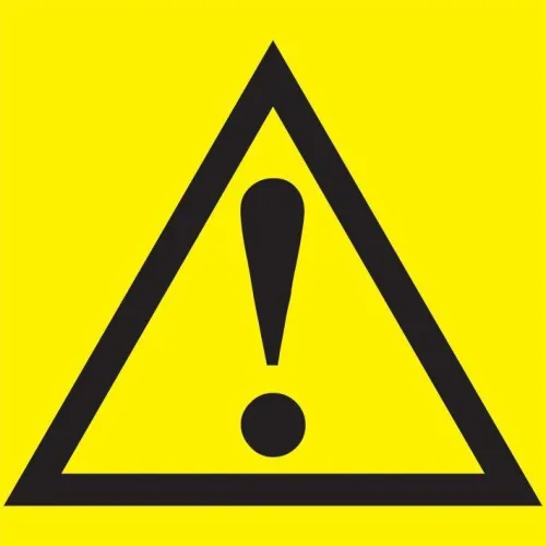 Знак "Внимание. Опасность" 150х150 IEK YPC20-VNOPS-2-010