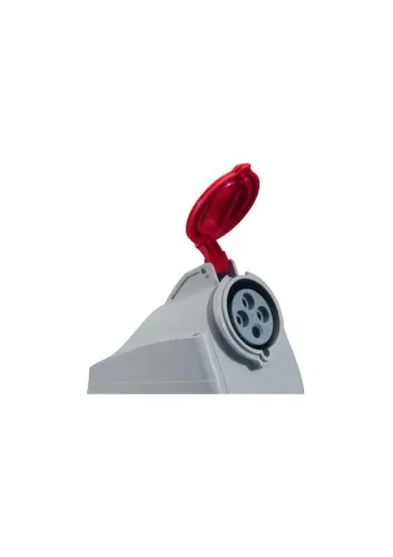 Розетка накладная 32А 380В 3K+3 IP44 Leg 555258 фото 4