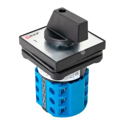 Переключатель кулачковый ПК-1-43 3п 10А "1-0-2" IP65 EKF pk-1-43-10-65 фото 7