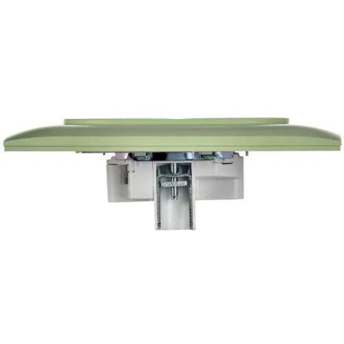 Розетка 2-м SKANDY 10А без заземл. без защ. шторок в сборе SK-R10G мятный IEK SK-R20-10-K06-F фото 4