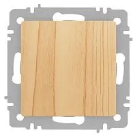 Выключатель 1-кл. СП Accent 6-101-11 10А IP20 250В AL/CU сосна Intro Б0063426