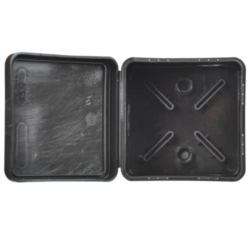 Коробка распаячная ОП 80х80х50 IP54 КМ41238 откид. крышка 7 гермовводов черн. IEK UKO31-080-080-050-K02-54 фото 4