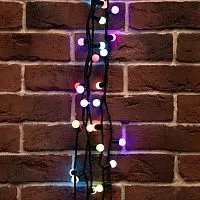 Гирлянда светодиодная "Мультишарики" 10м d17.5мм 100LED RGB 16Вт 220-240В IP65 провод ПВХ черн. (нужен шнур питания 303-500) Neon-Night 303-509-2